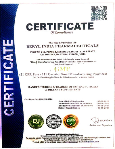 GMP WHO Certified